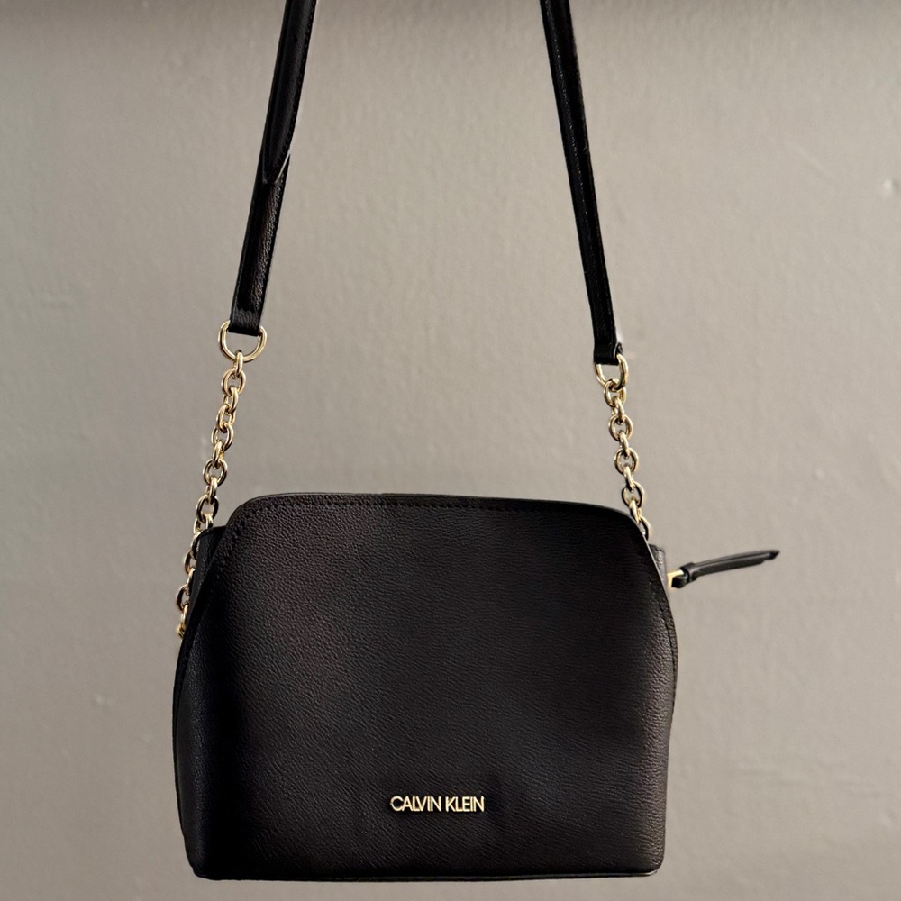 Calvin Klein Black Leather Bag